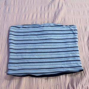 blue tube top from hollister